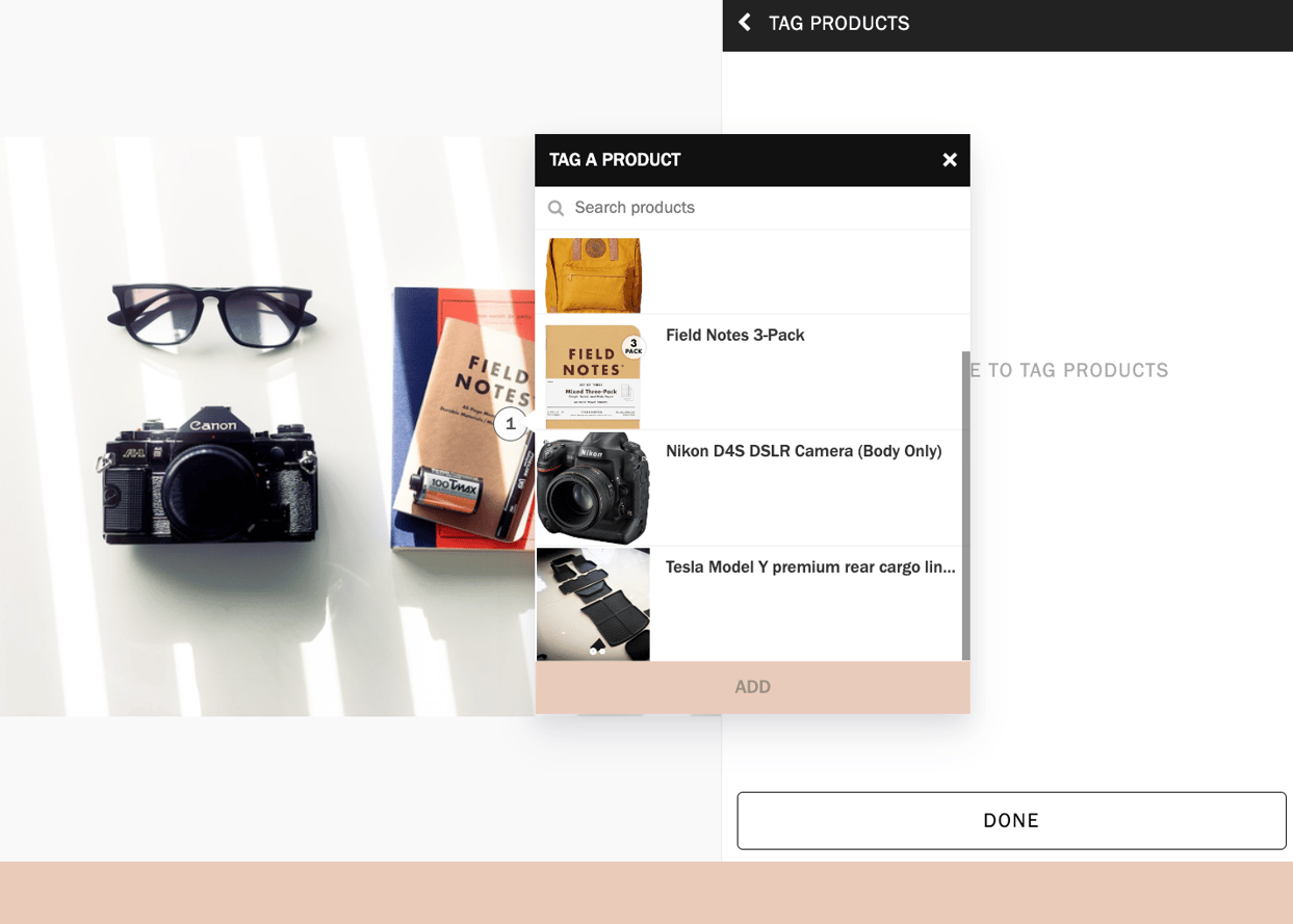 How to Use Instagram Product Tagging Feature on PLANOLY